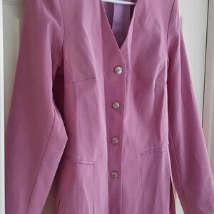 Brand New With Tag Light Purple Women Suite (jacket and pants) 100% Polyester